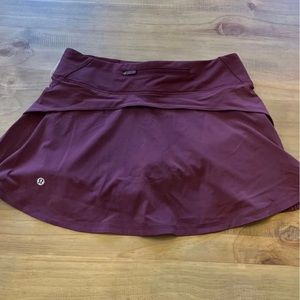 Play off the pleats lululemon skirt